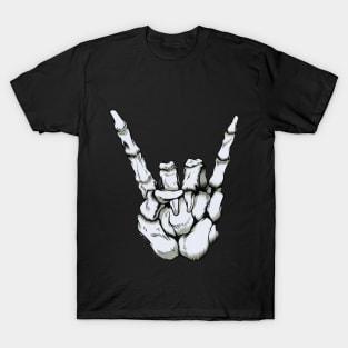 Skeleton Rock - Full Body T-Shirt